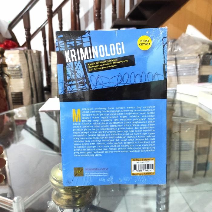 

SALE !!! BUKU KRIMINOLOGI KAJIAN SOSIOLOGI TERHADAP KRIMINALITAS ED 3 -MUHAMMAD READYY