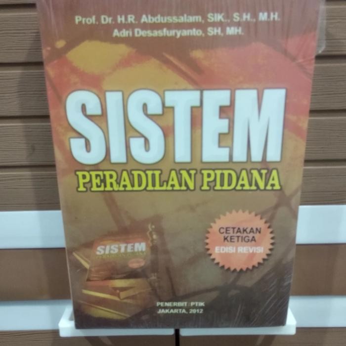 

SALE !!! BUKU ORIGINAL - SISTEM PERADILAN PIDANA OLEH ABDUSSALAM READYY