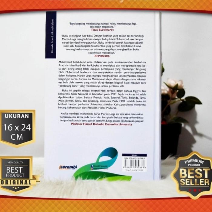

SALE !!! BUKU MUHAMMAD KISAH HIDUP NABI BERDASARKAN SUMBER KLASIK HARD COVER READYY