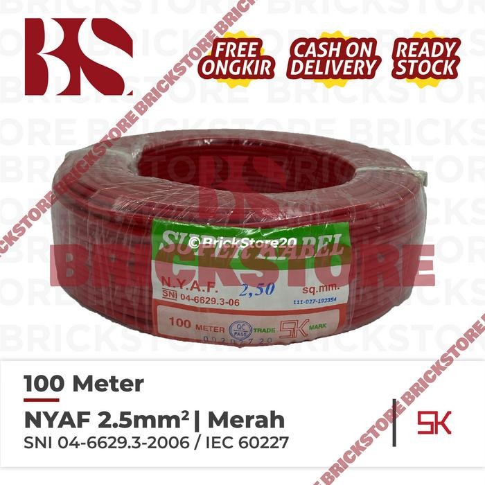 Kabel Super Nyaf 2.5 Mm Nyaf 2.5 Nyaf 2,5 Af 2,5 Af 2.5 Sqmm 2.5Mm Sni