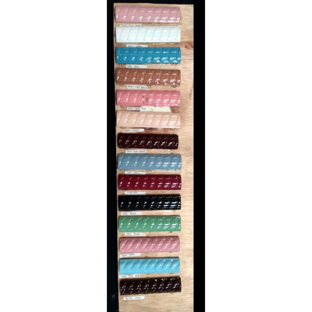 KERAMIK TANGGA LIST KUKU MACAN POLOS DAN ULIR 10 CM *