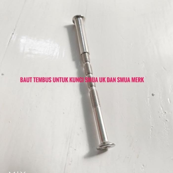 BAUT KUNCI PINTU BAUT TEMBUS KUNCI PINTU BAUT HANDLE PINTU BAUT ROSES PINTU baut tembus kunci pintu