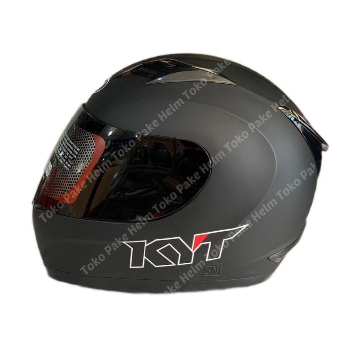 HELM KYT R10 BLACK DOFF FULL FACE *