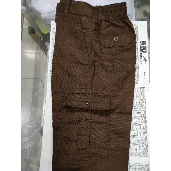 CELANA PRAMUKA PDL SD PANJANG, PRAMUKA SD, SERAGAM PRAMUKA PDL LAPANGAN, CELANA PDL SD JUMBO, CELANA