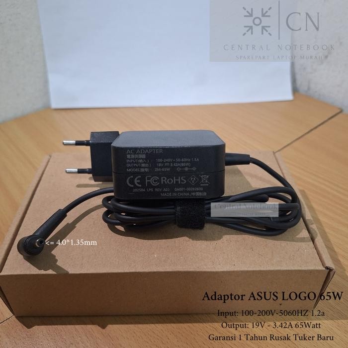 Barang Terlaris Charger Laptop Asus VivoBook 14 A413F A413FA A413EP A413E A416E - 19v 3.42a 65W LOGO