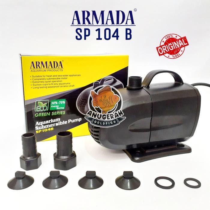 Armada Sp 104B Pompa Aquarium Pompa Kolam 2500 Liter/Jam