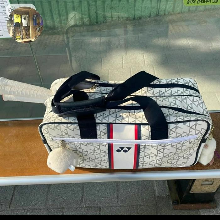 Original Yonex Compact Bag/Tas Raket Yonex Original 249Bt007U. (White Color).Kr Code. For