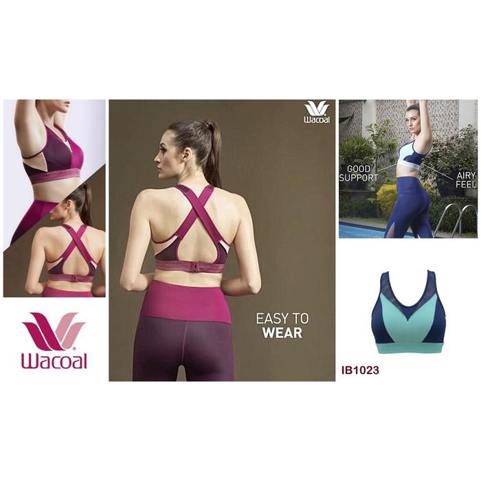 WACOAL Sport Bra Kawat Busa Tipis Dynamic