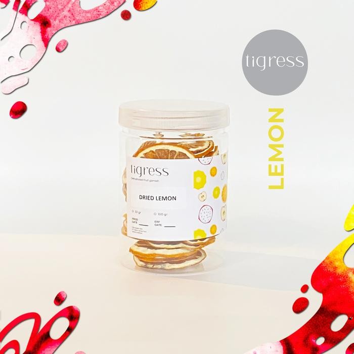 

Dried Lemon Garnish / Topping Buah Lemon Kering Tigress