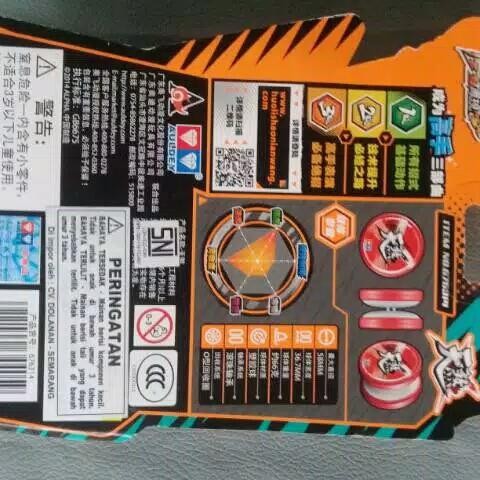 Yoyo Auldey Blazing Teen Sky Fury Original Pasti Diskon