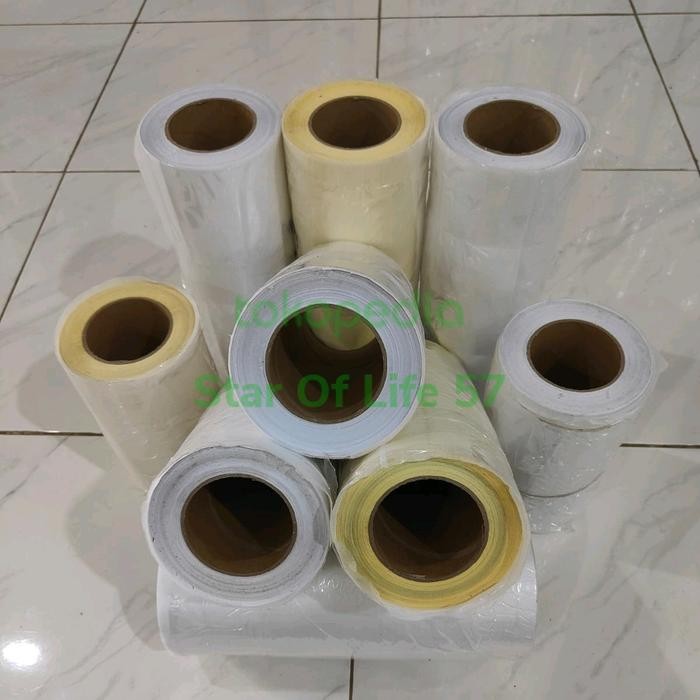 

Laminasi Plastik Dingin Glossy Doff A4 21cmx50meter