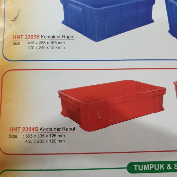 Hanata 2304 S Box Container Rapat Bak Industri Kolam Ikan