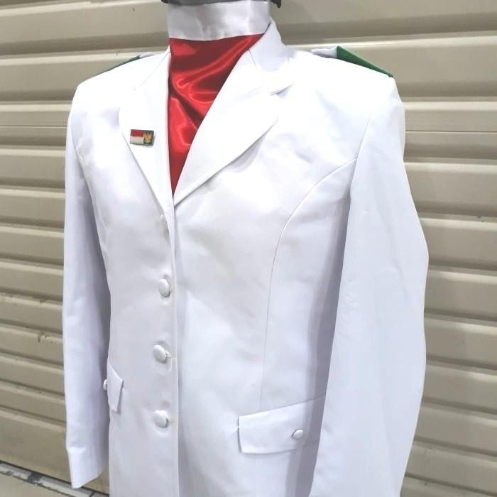 Khusus Grab Seragam Pdu Paskibra Cewek +Atribut Kumplit