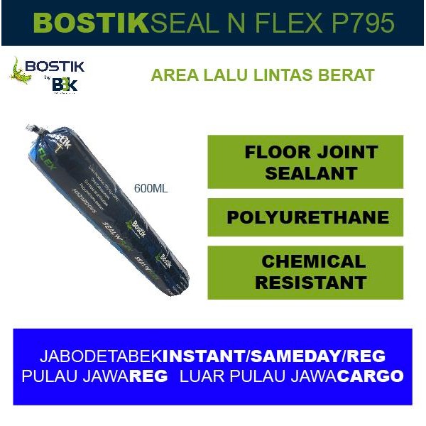 

Stok Baru Bostik Seal n Flex P795 Chemical Resistant Sealant 600 ml