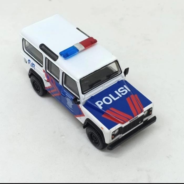 diecast minigt land rover defender polisi PJR no.157