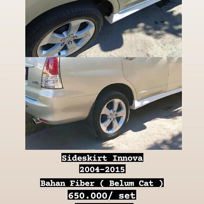 Side Skirt / Lisplang Kijang Innova 2004-2015 Best Seller