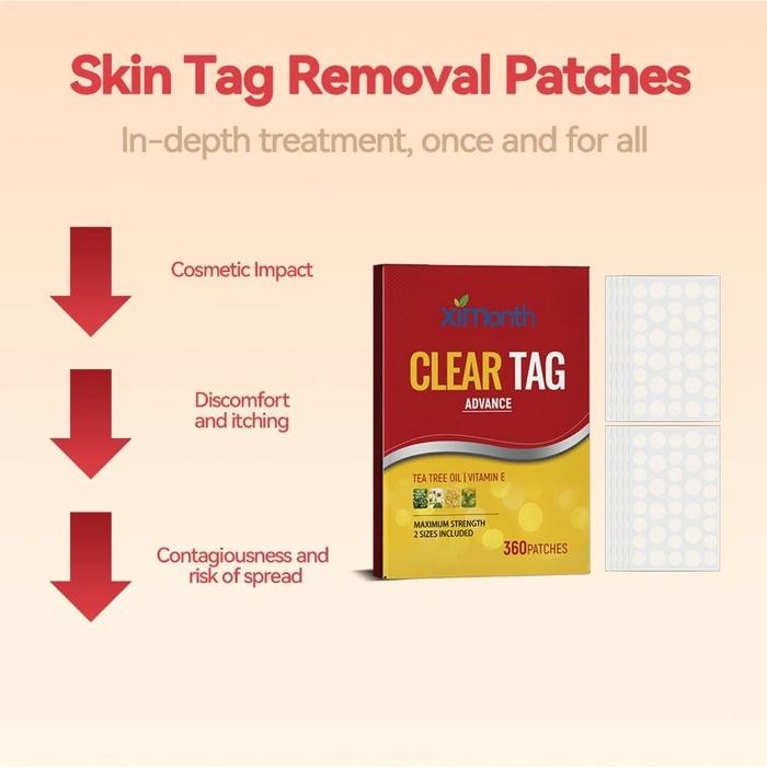 Farmasi21 Ximonth Wart Removal Patch 360 Patch Penghilang Kutil Dan Tahi Lalat Smoothing Skin Tag