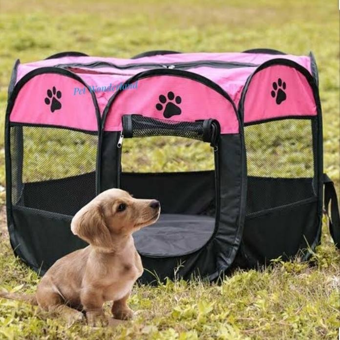Kandang Anjing Portable - Kandang Anjing - Tenda Lipat Travel Terlaris