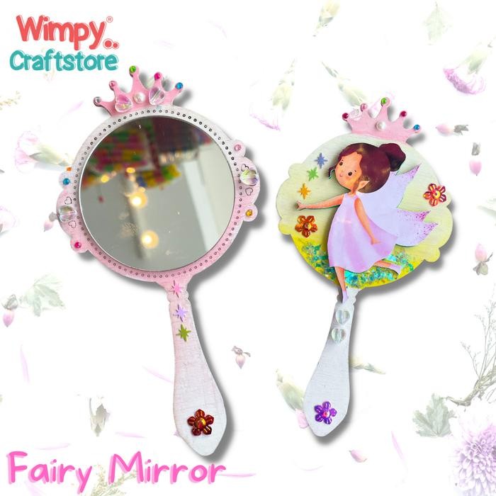 

Wimpy Craft Kit Diy Mirror Art Kit Kado Kerajinan Tangan Painting Set