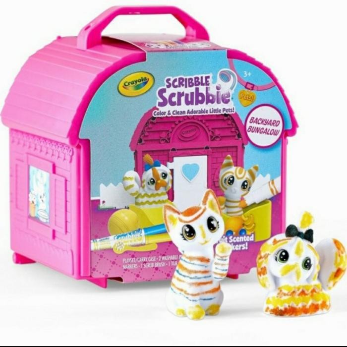 

Crayola Scribble Scrubbie Pets Backyard Bungalow Original / Mainan