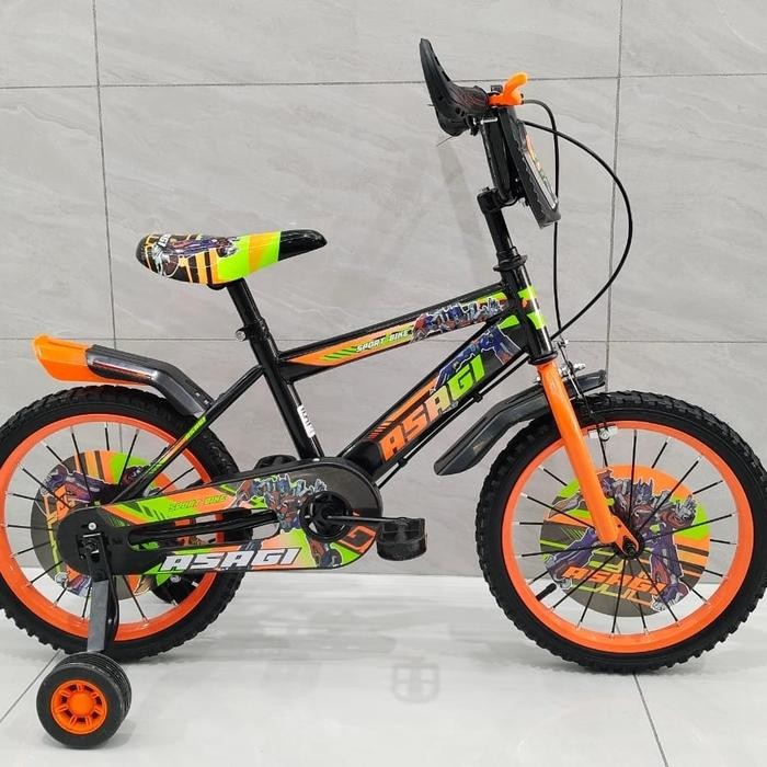 Sepeda Bmx 16" Anaklaki Frame Klasik Ada Roda Bantu Harga Ok