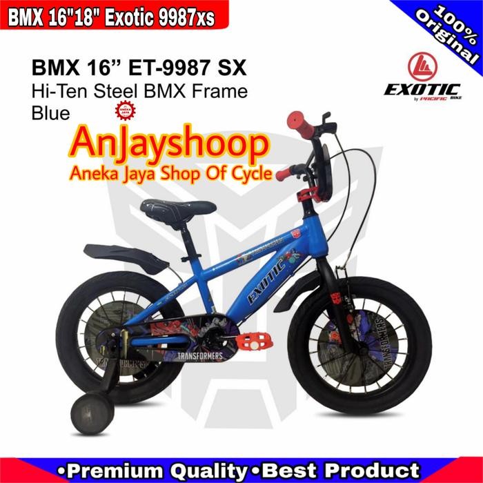 Best seller SEPEDA ANAK BMX 16 18 INCH EXOTIC ET9987SX TRANSFORMER ET 9987SX Terlaris