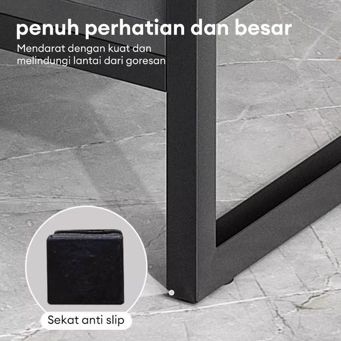 Al-Rak Pot Bunga 2 Susun Dudukan Tanaman Hias Minimalis Standing Planter Dekorasi Ruangan Meja