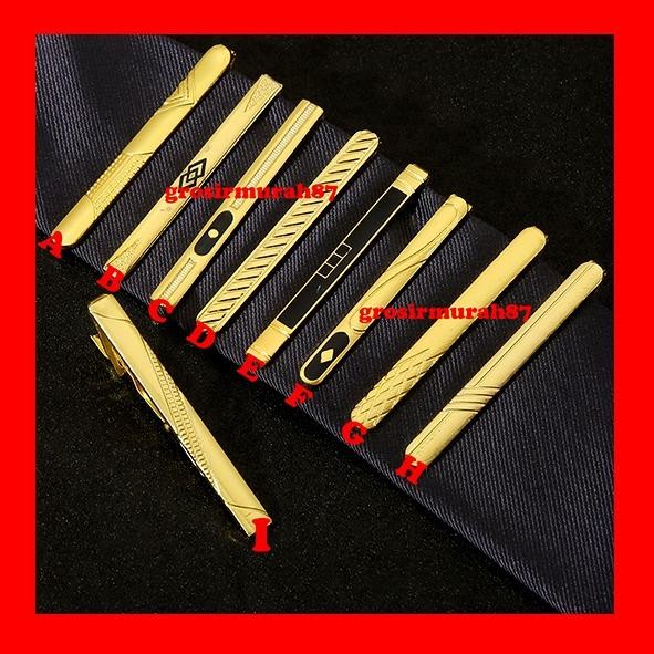 jepit dasi silver gold penjepit dasi disttor dasi *