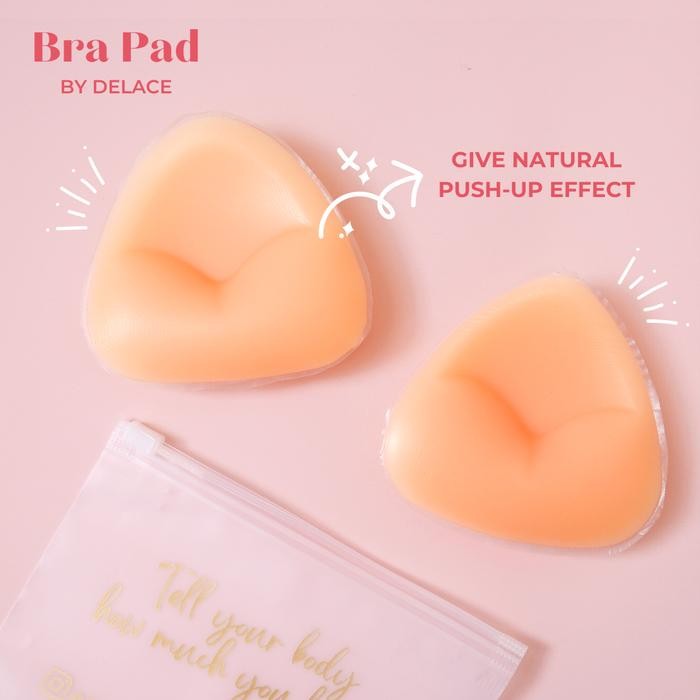 NIPPIE BRA PAD Delace Silicone Bra Pads Push Up Padding *