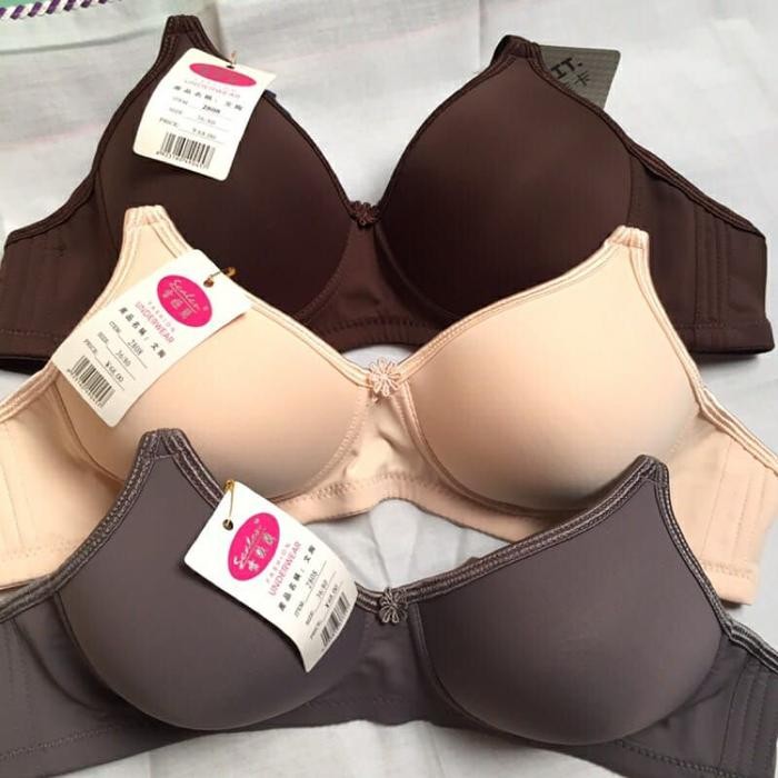 Bra Scalen tanpa kawat 28 Cup A/Super Soft/Spandex *