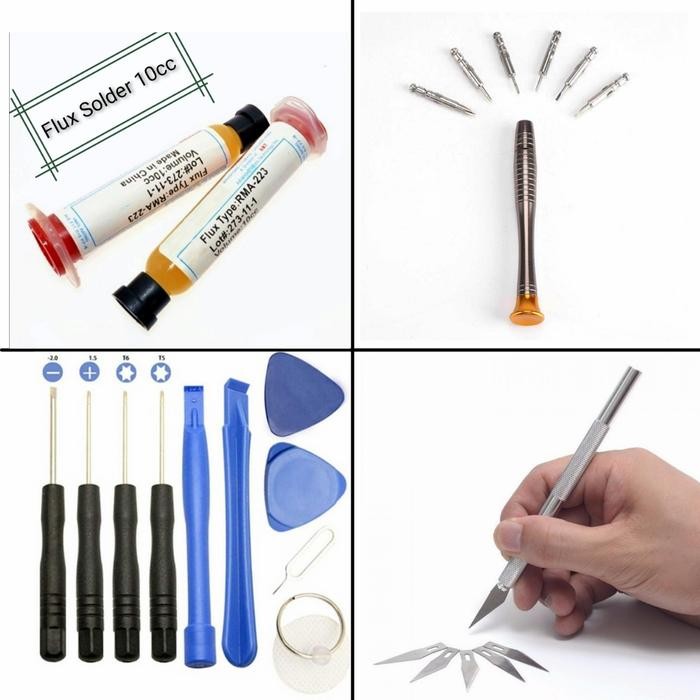 Solder Listrik Solder Set Lengkap Alat Servis Handphone Elektronik