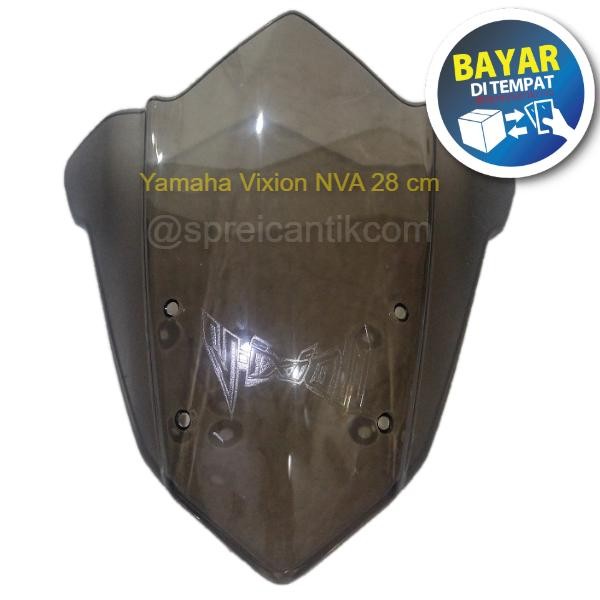 Visor Windshield Vixion Nva Advance 2015 2016 - Winsil Tameng Variasi Tinggi 28 Cm Aksesoris Motor