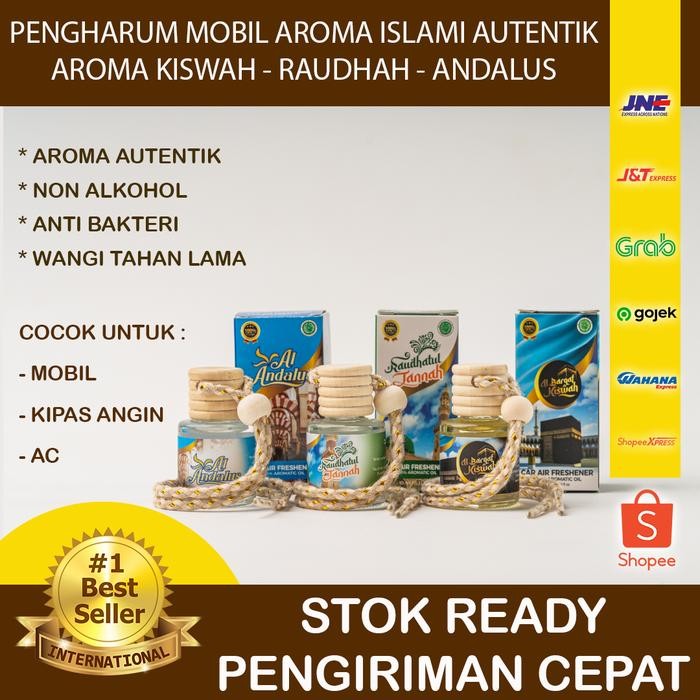 Parfum Mobil Islami Paket 2 Aroma Haromain Pasti Ori