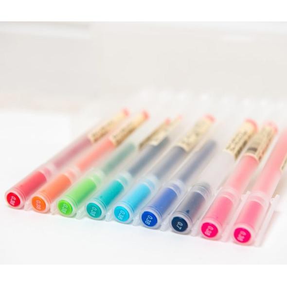 

Kenko Stationary - Muji Gel Ink Pen 0.5Mm Atau 0.38Mm - Pulpen Warna