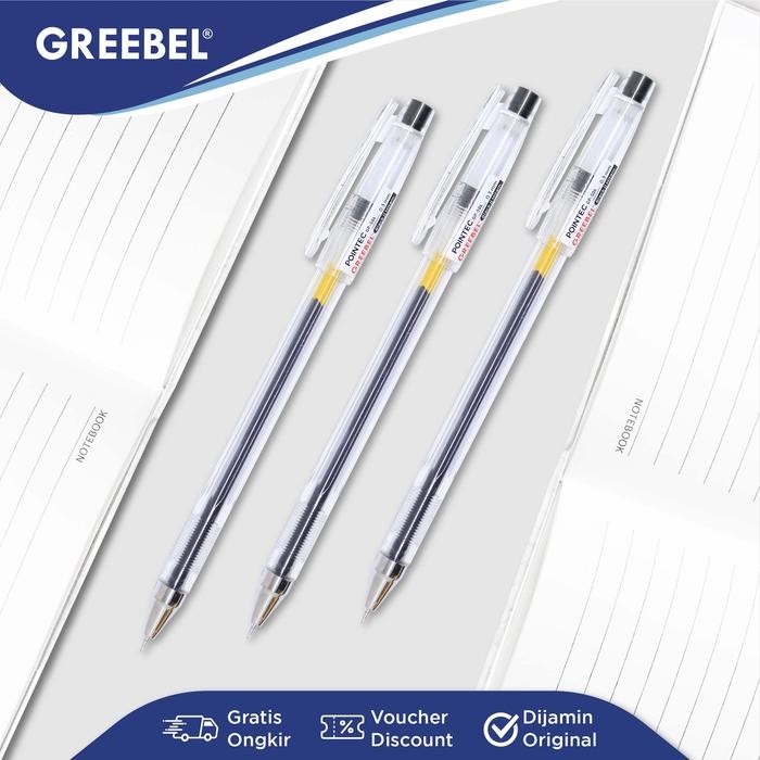 

Deli Stationary - Gel Pen Gp-506 Hitech 0.3 Black / Pen / Pulpen / Gel Pen Utk Atk Kantor Kerja
