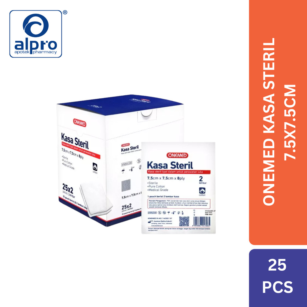 Onemed Kasa Steril 7.5X7.5Cm 25S