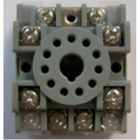 DIN RAIL MOUNT SOCKET FOR IDEC RELAY RR2