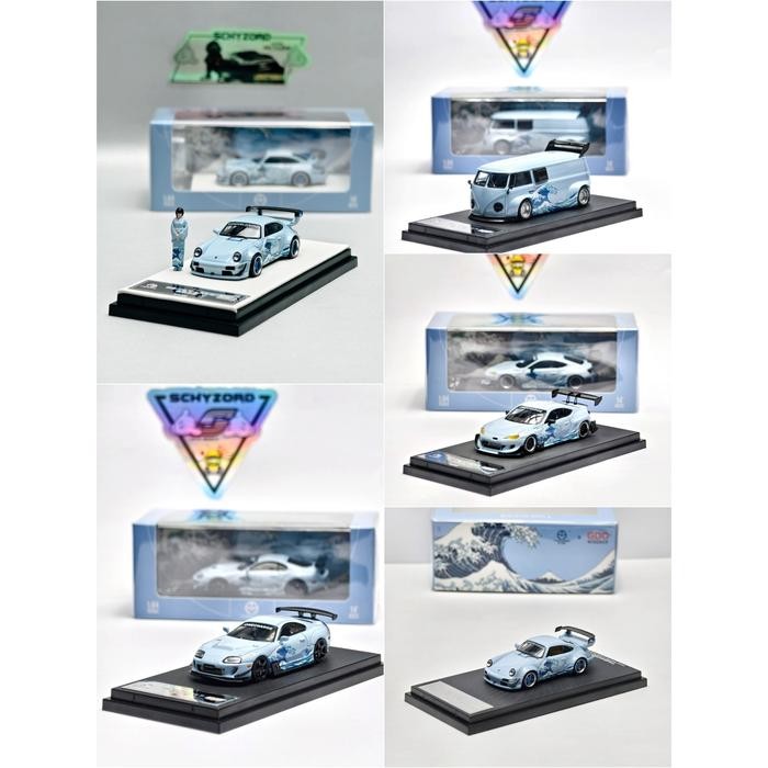 Time Micro Porsche Toyota VW RWB Pandem Rocket Bunny KANAGAWA SURFING Japan Series Limited Edition