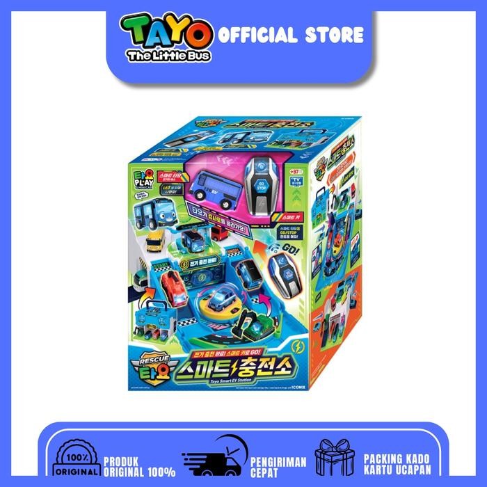 Mainan Tayo Rescue Tayo Smart EV Station TYT 124001