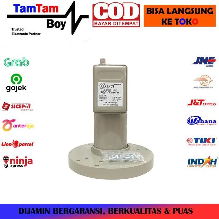 LNB C BAND SINGLE OUT VENUS VLB-928 1 SATELIT 1 RECEIVER PARABOLA