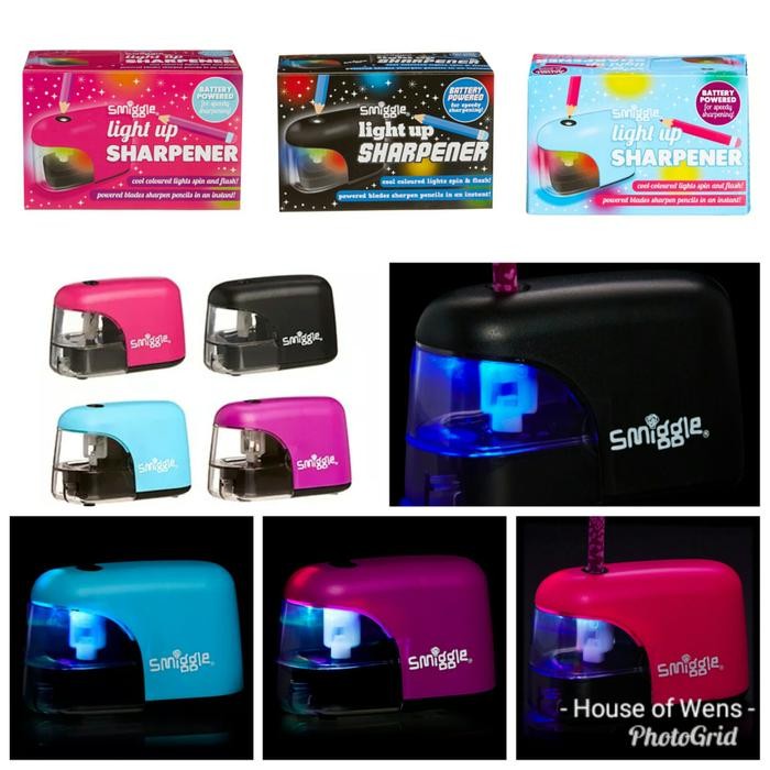 

Smiggle Auto Light Up Sharpener - Rautan Pensil Smiggle