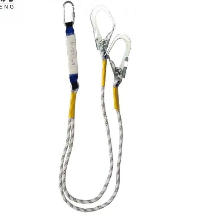 

Lanyard Double Hook Besar Plus Absorber(Tali Lanyard Karmantel Dauble Hook Besar )