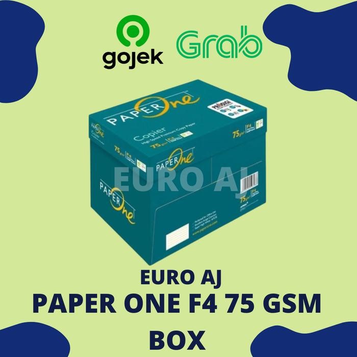 

Paperone F4 75Gr (1 Box 5 Ream) Khusus Gojek/Grab
