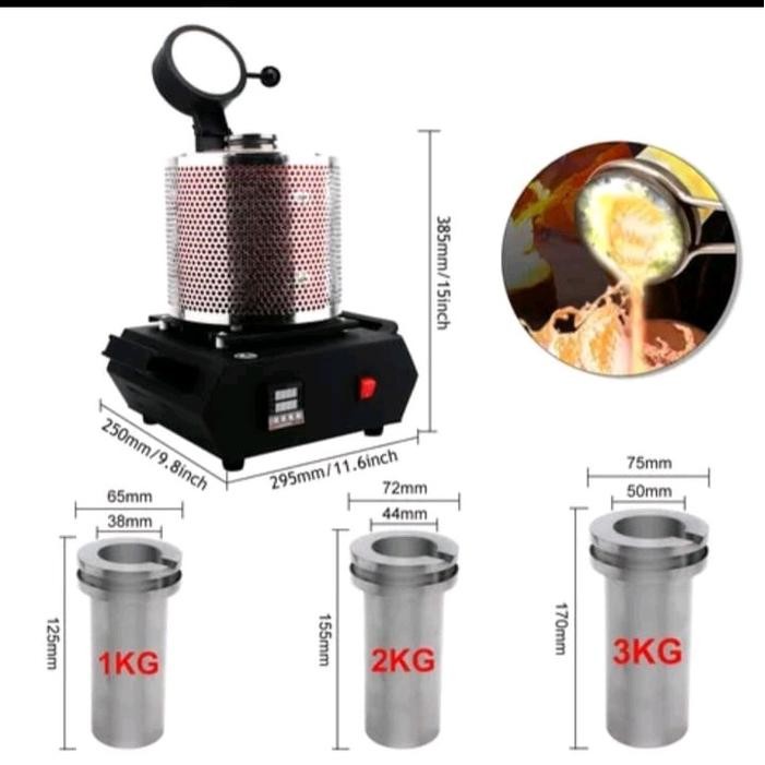 MELTING FURNACE ALAT PELEBUR EMAS,TIMAH,TEMBAGA,PERAK / ALAT LEBUR LOGAM LISTRIK EMAS,TEMBAGA,TIMAH