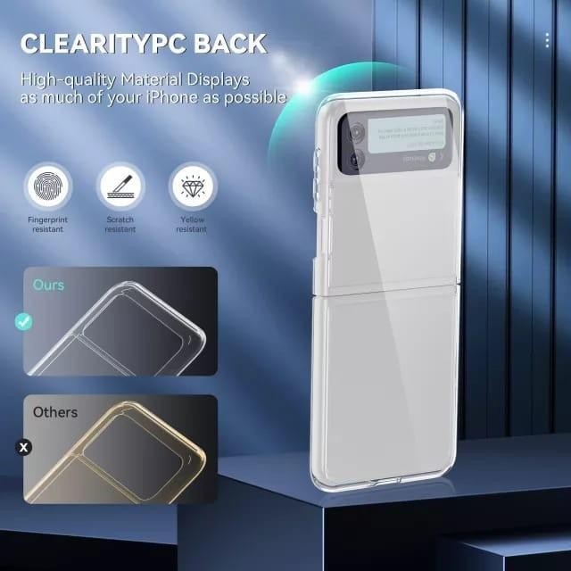 TERBARU SAMSUNG GALAXY Z FLIP 4 5G SLIM TRANSPARENT CASE TERMURAH