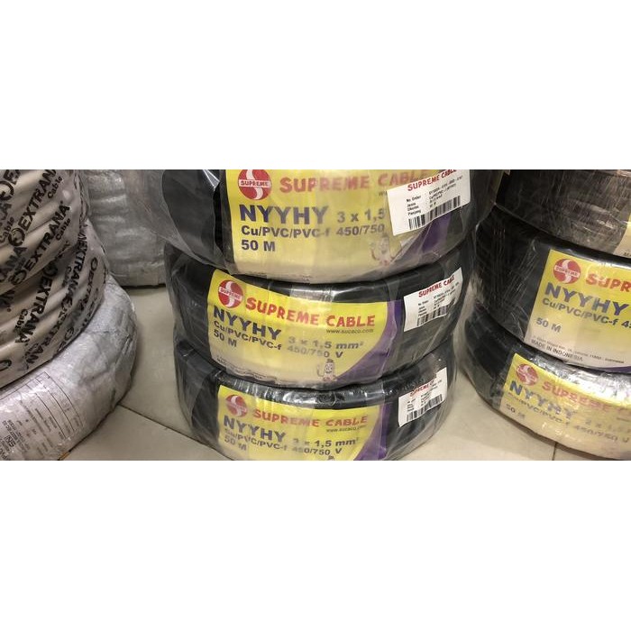 Kabel SUPREME NYYHY 3x1,5 @50meter
