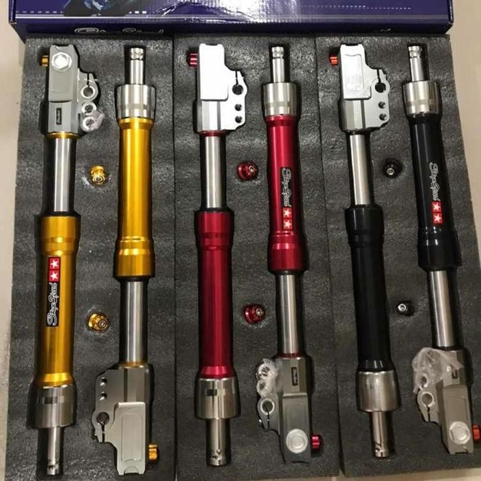 SHOCK USD UP SIDE DOWN BOTTOM RT STAGE 6 GOLD DAN HITAM INCLUDE BREKET