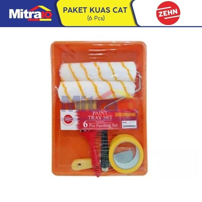 Zehn Paket Kuas Roll Bak Cat (6 Pcs)