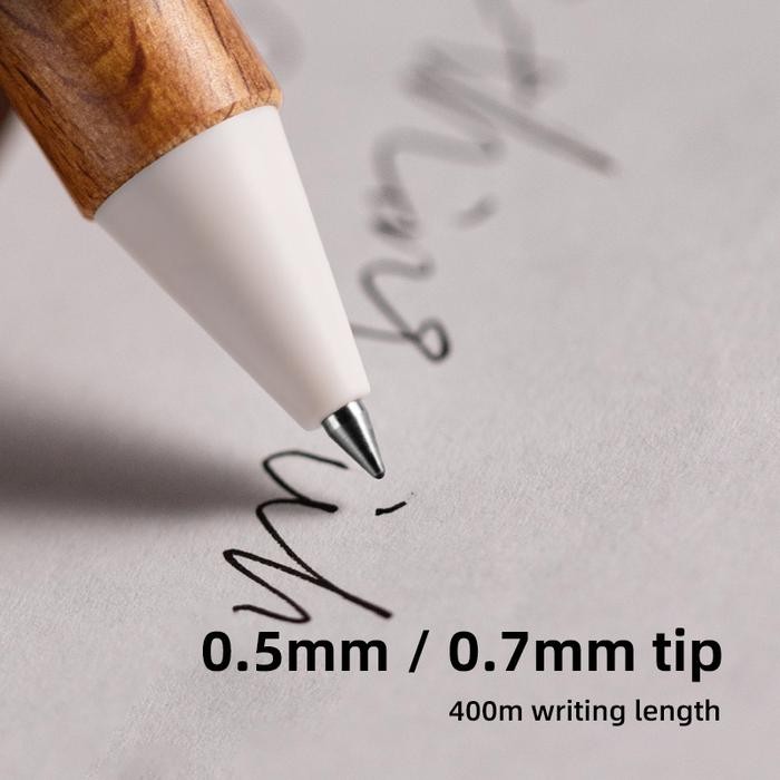 

Deli Gel Pen Motif Kayu / Wood Matte Textured Smooth Writting A97