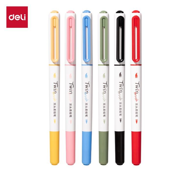 

Deli Spidol Warna / Pigment Liner 6 warna SU105